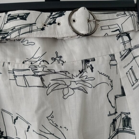 Zapelle Cafe Scene Skirt - Picture 2 of 6